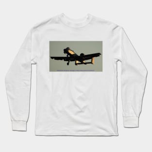 A-10 Landing Silhouette Long Sleeve T-Shirt